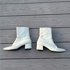 Vagabond Patent Leather Ankle Boots